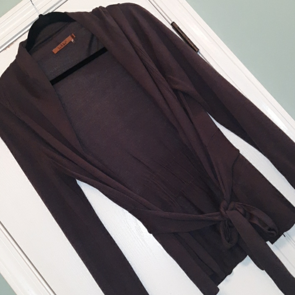 Gray Sweater Cardigan, Belldini, Size XL